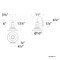 Dweled Nantucket 14in LED Indoor and Outdoor Wall Light 3000K in Black WS-W851 - alternate 2